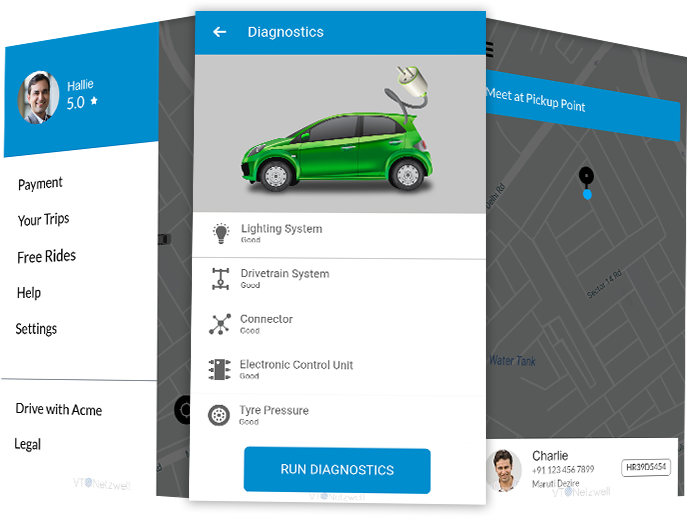 on-demand cab booking application