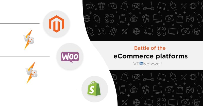 Magento vs Shopify vs WooCommerce