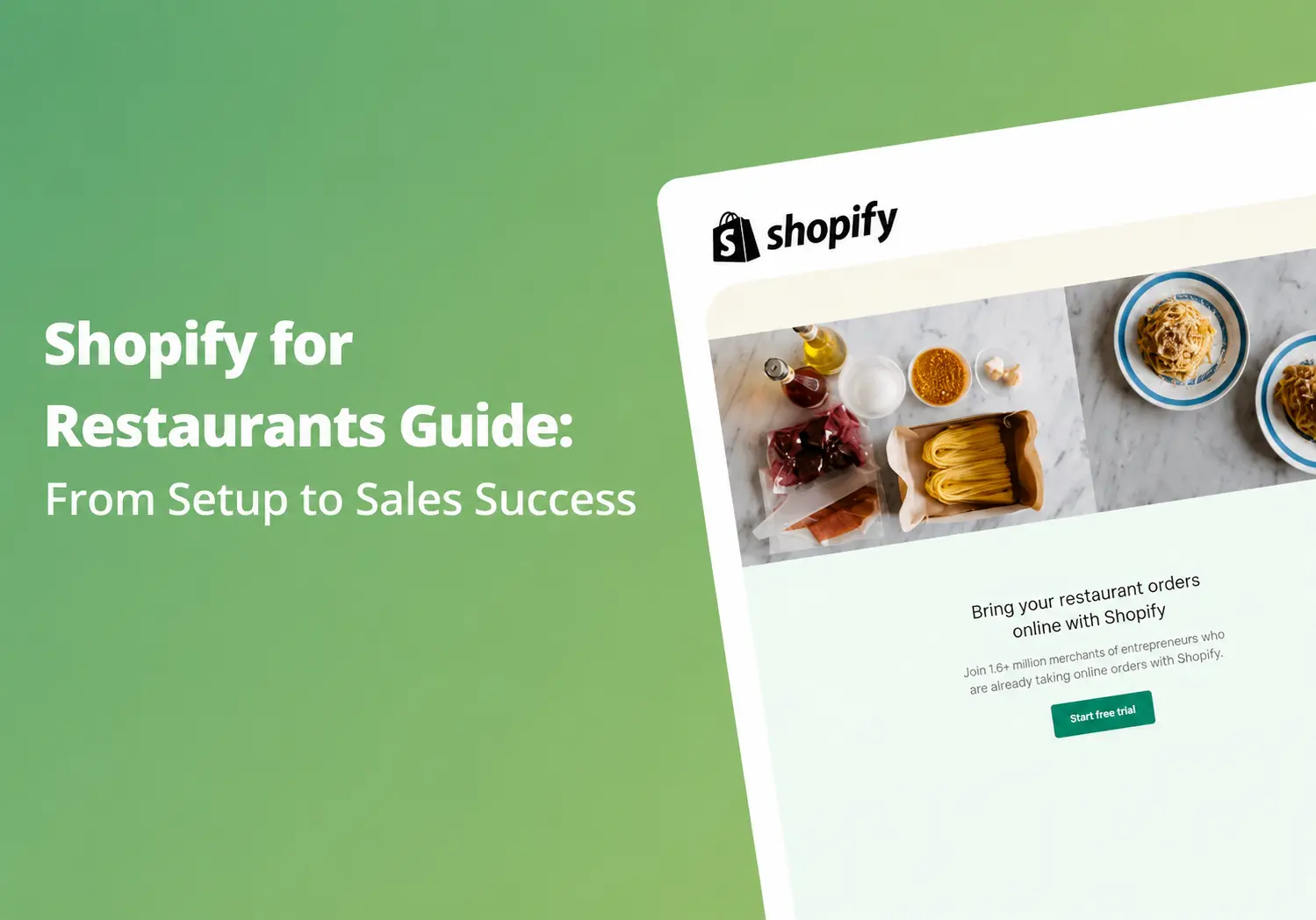 Shopify for Restaurants Guide: From Setup to Sales Success