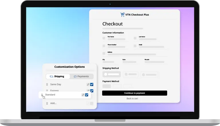 Effortless Checkout Shipping & Payment Modifications