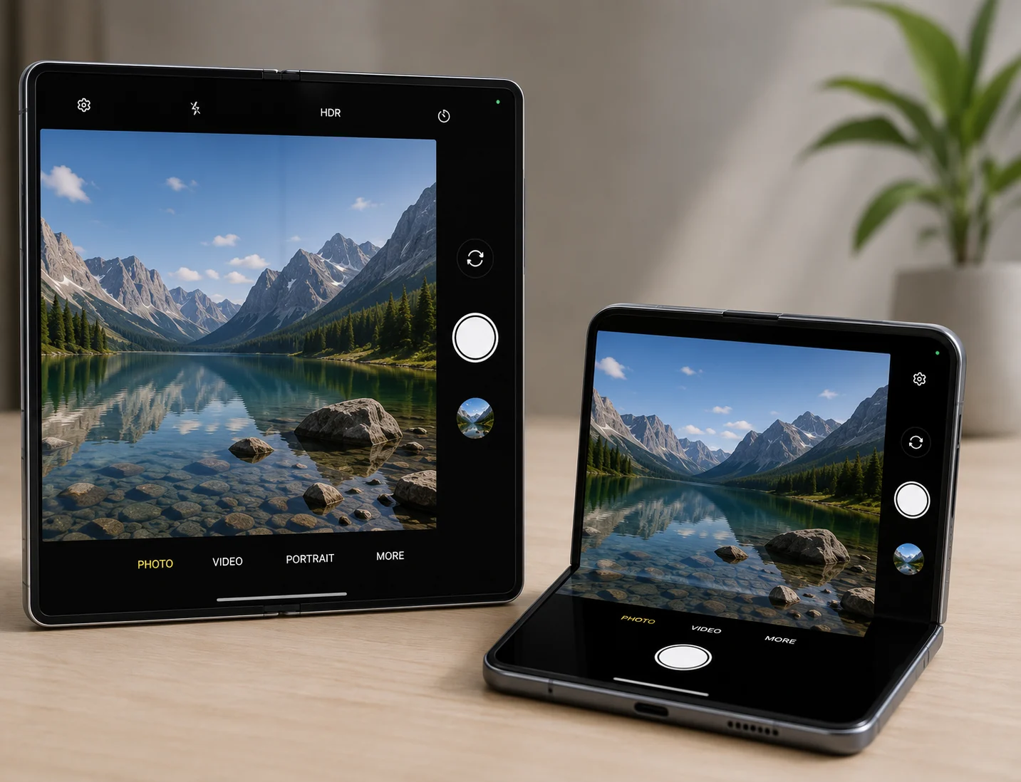 Camera on Large Screens
