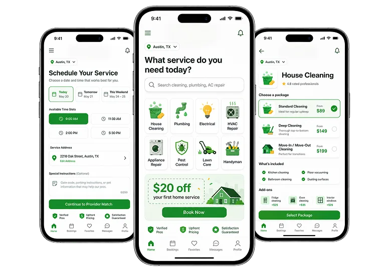 Banner- Urban Company Clone App Development