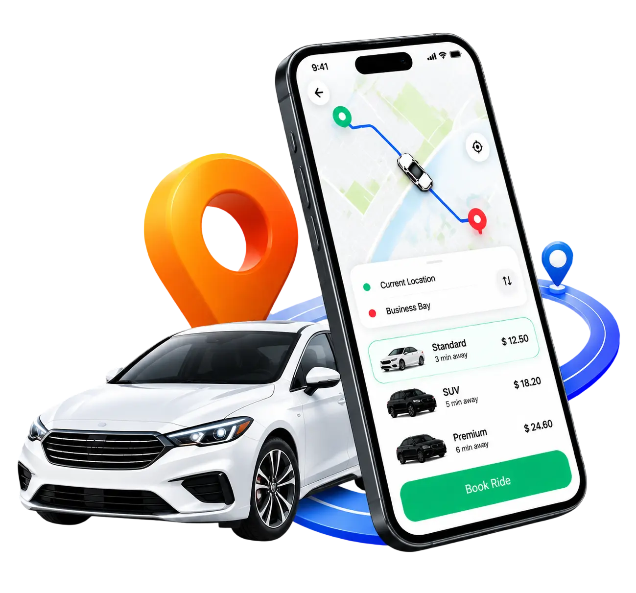 What Is Custom Ride-Hailing App Development?