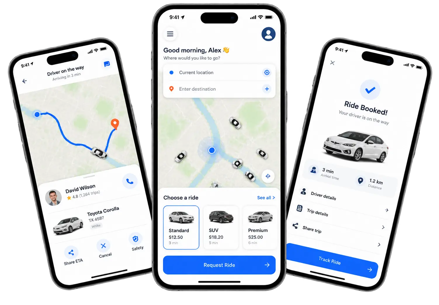 Custom Ride-Hailing App Development Services
